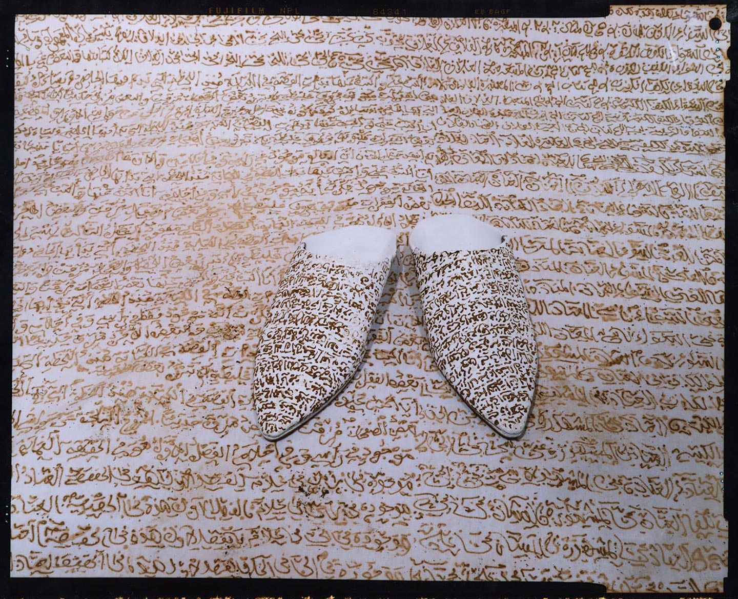 Lalla Essaydi, Apparel #3 (from Converging Territories series), 2003. Courtesy of Edwynn Houk Gallery, New York